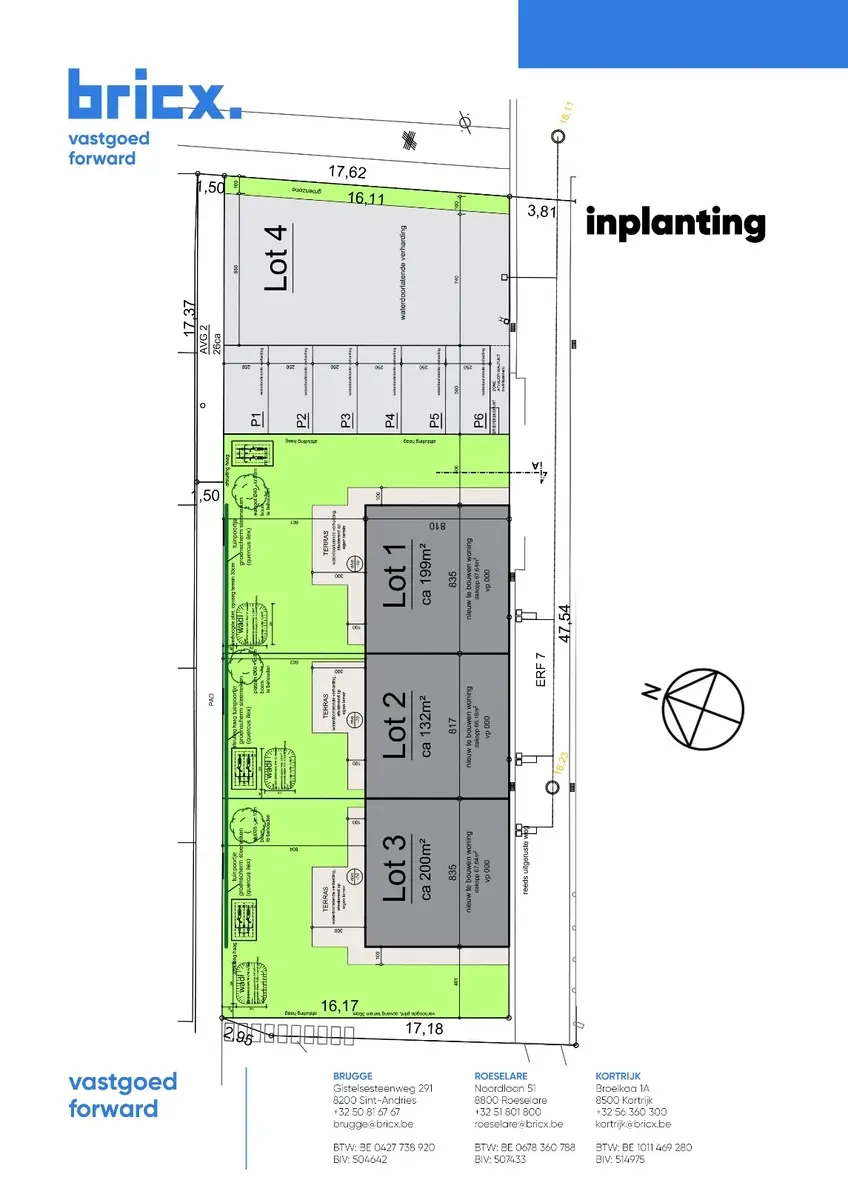 Energiezuinige nieuwbouwwoningen nabij het centrum - 6% BTW mogelijk - Kuurne