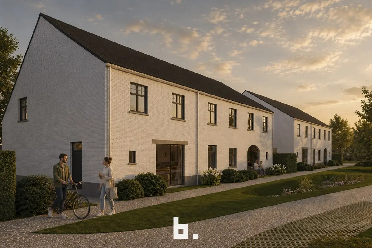 Kleinschalige groene verkaveling met 13 eigentijdse woningen - Koolkerke