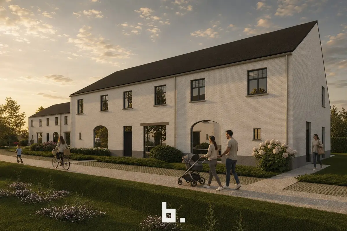 Kleinschalige groene verkaveling met 13 eigentijdse woningen - Koolkerke