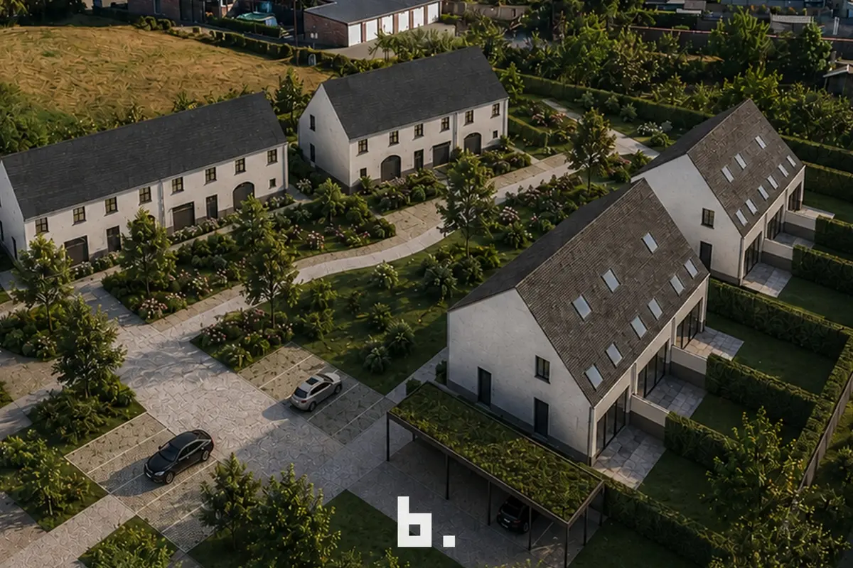Kleinschalige groene verkaveling met 13 eigentijdse woningen - Koolkerke