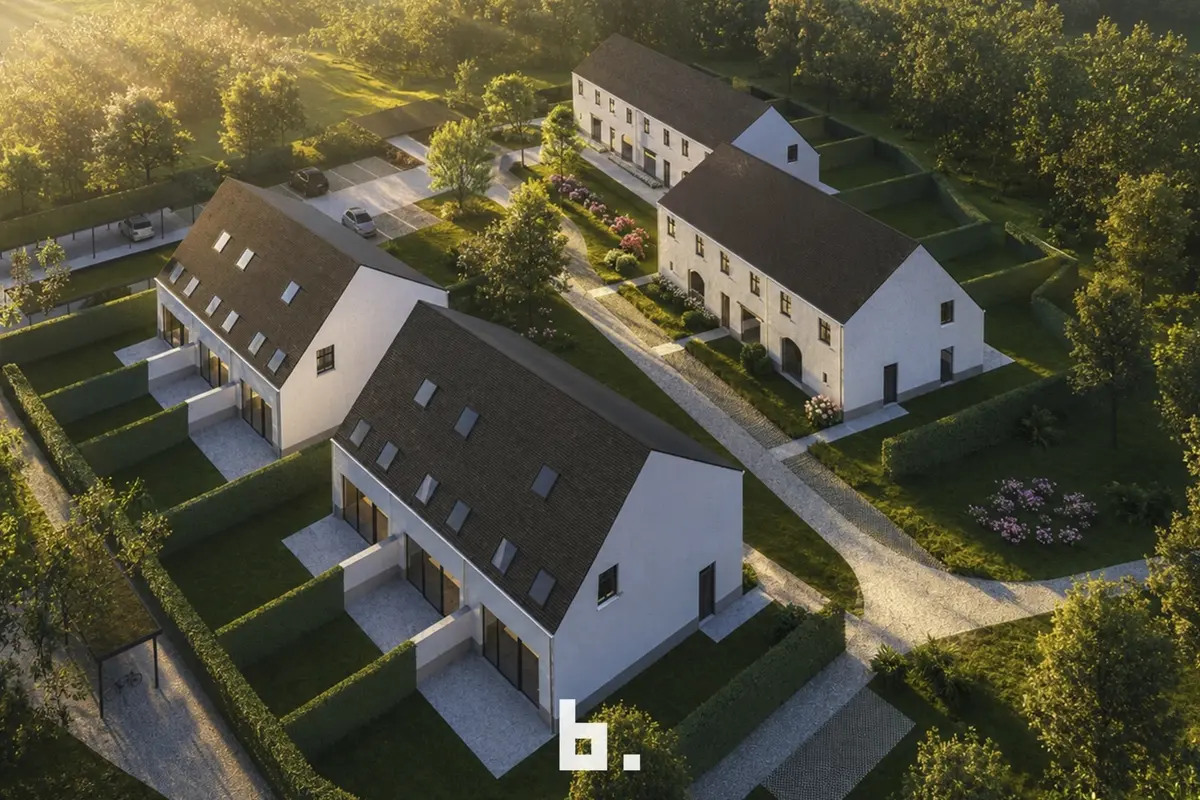Kleinschalige groene verkaveling met 13 eigentijdse woningen - Koolkerke