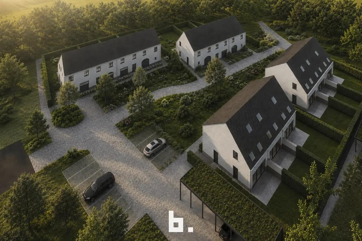 Kleinschalige groene verkaveling met 13 eigentijdse woningen - Koolkerke