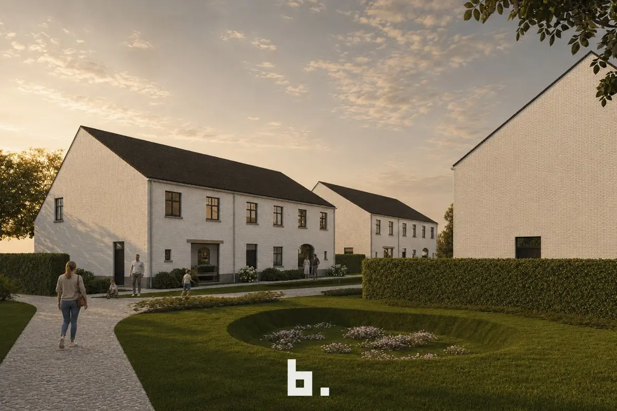 Kleinschalige groene verkaveling met 13 eigentijdse woningen - Koolkerke