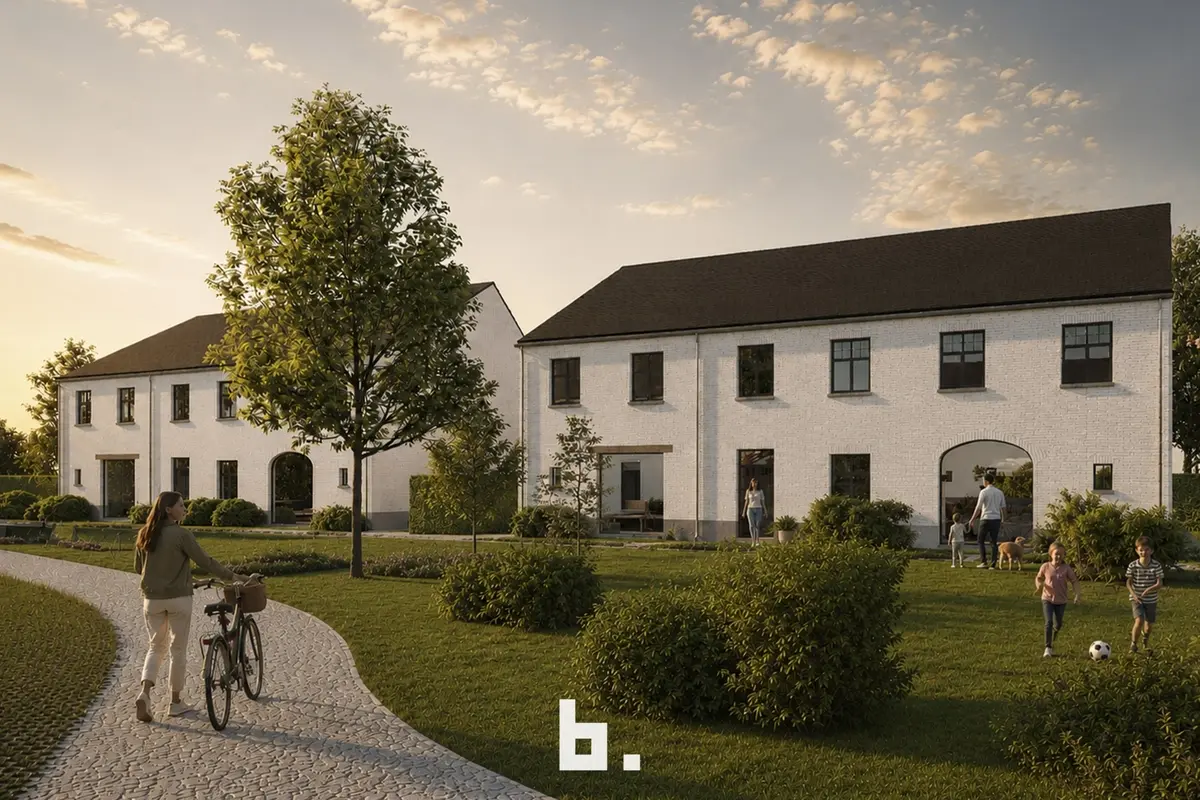 Kleinschalige groene verkaveling met 13 eigentijdse woningen - Koolkerke