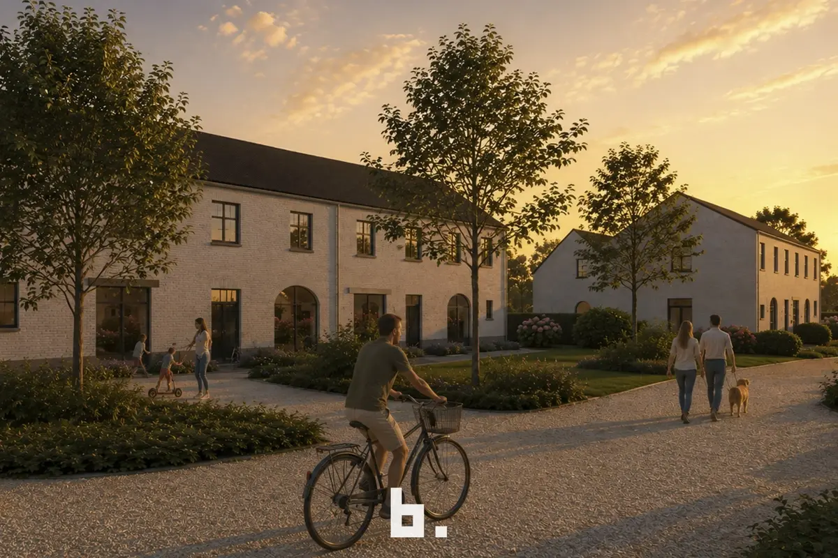 Kleinschalige groene verkaveling met 13 eigentijdse woningen - Koolkerke