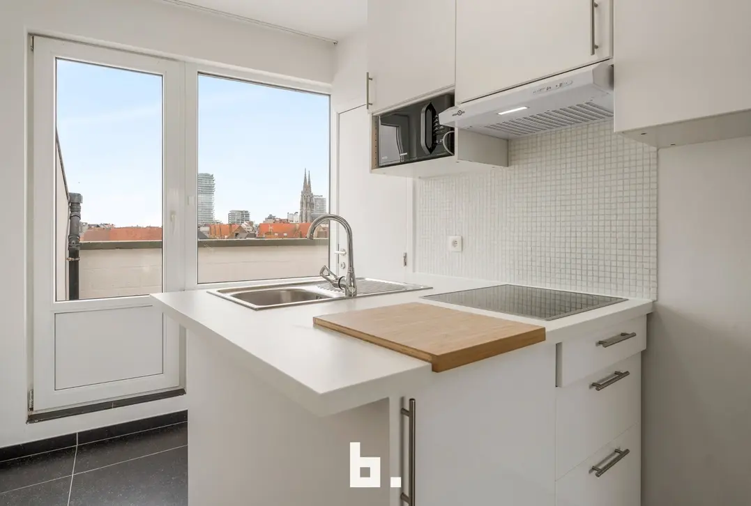 Lichtrijke 1-slaapkamer appartement penthouse en twee prachtige terrassen in hartje Oostende - Oostende