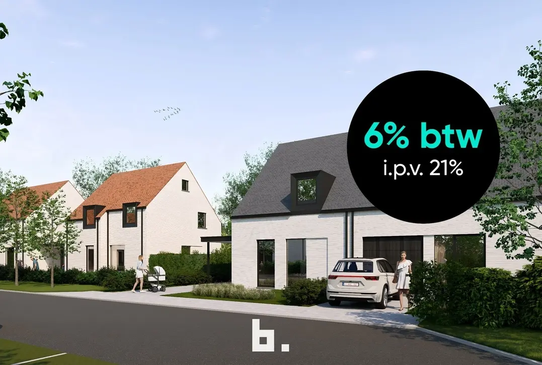 Nieuwbouw villa op zuid-west georiënteerd perceel - Jabbeke