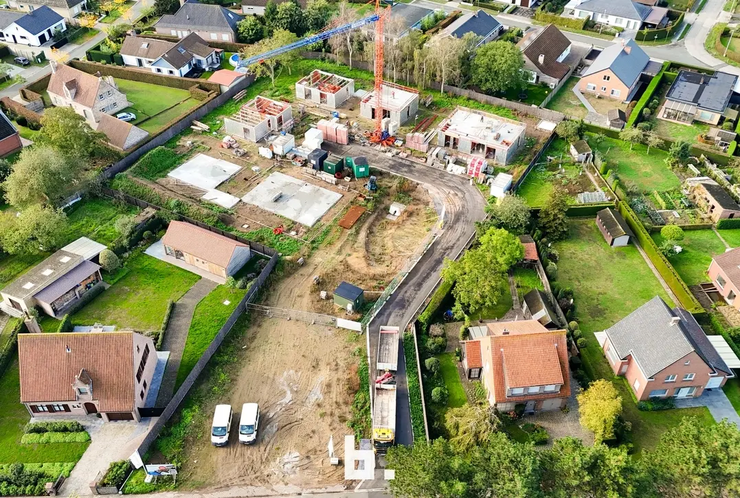 Nieuwbouw villa op zuid-west georiënteerd perceel - Jabbeke
