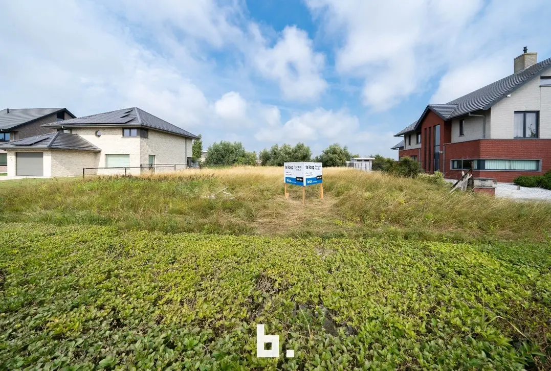 Bouwen op toplocatie met open zicht - Bredene