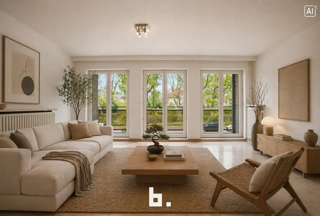 Lichtrijk appartement met twee terrassen en zicht op het Park van de Walle in Roeselare - Roeselare