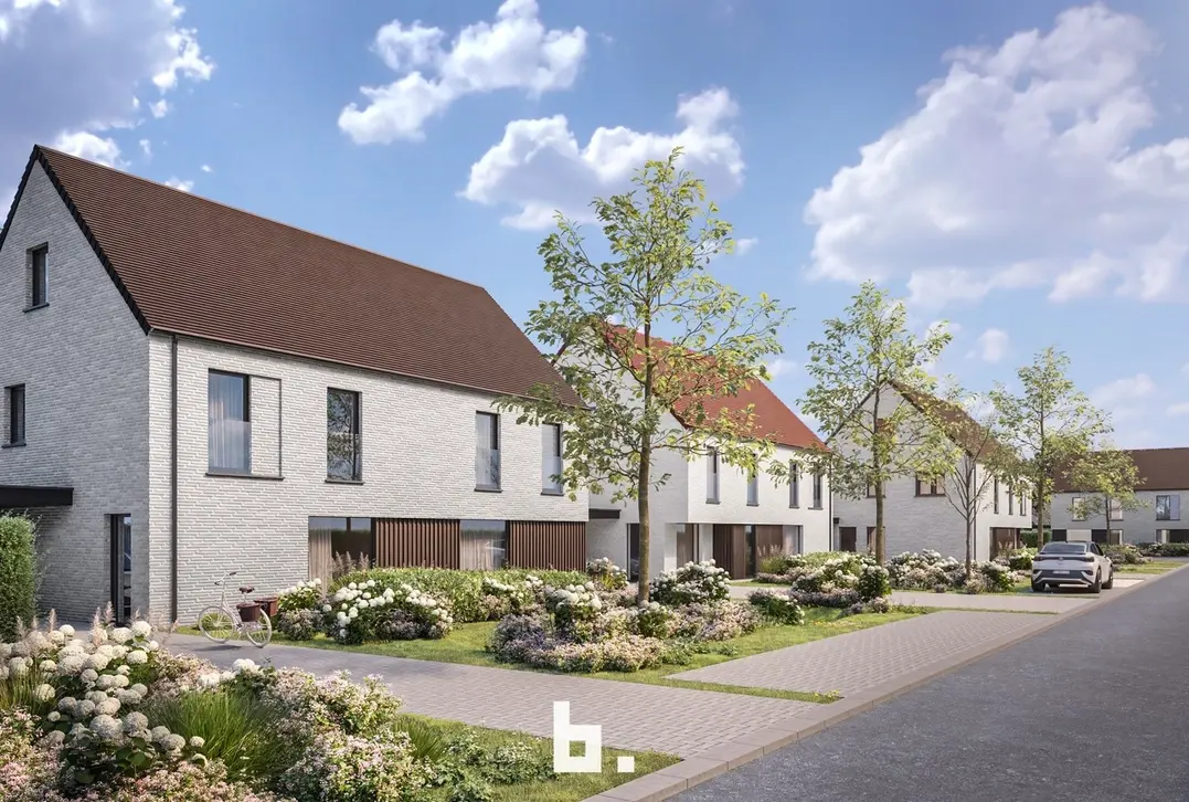 Halfopen nieuwbouwwoning in residentiële wijk - Jabbeke