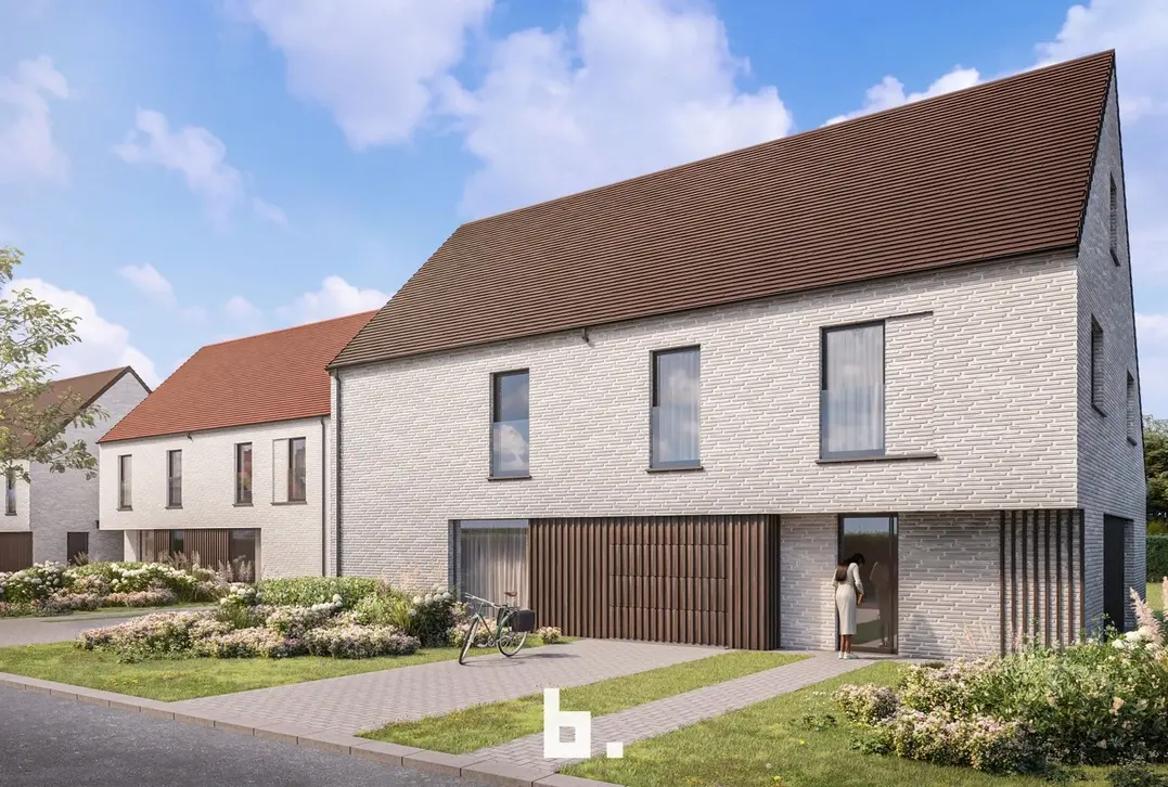 Halfopen nieuwbouwwoning in residentiële wijk - Jabbeke