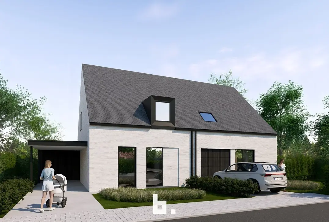Nieuwbouw villa op zuid-west georiënteerd perceel - Jabbeke