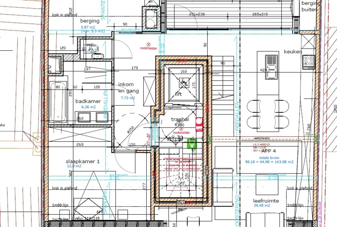 Schitterende penthouse met 3 slaapkamers en 2 badkamers in Oostkamp! - Oostkamp