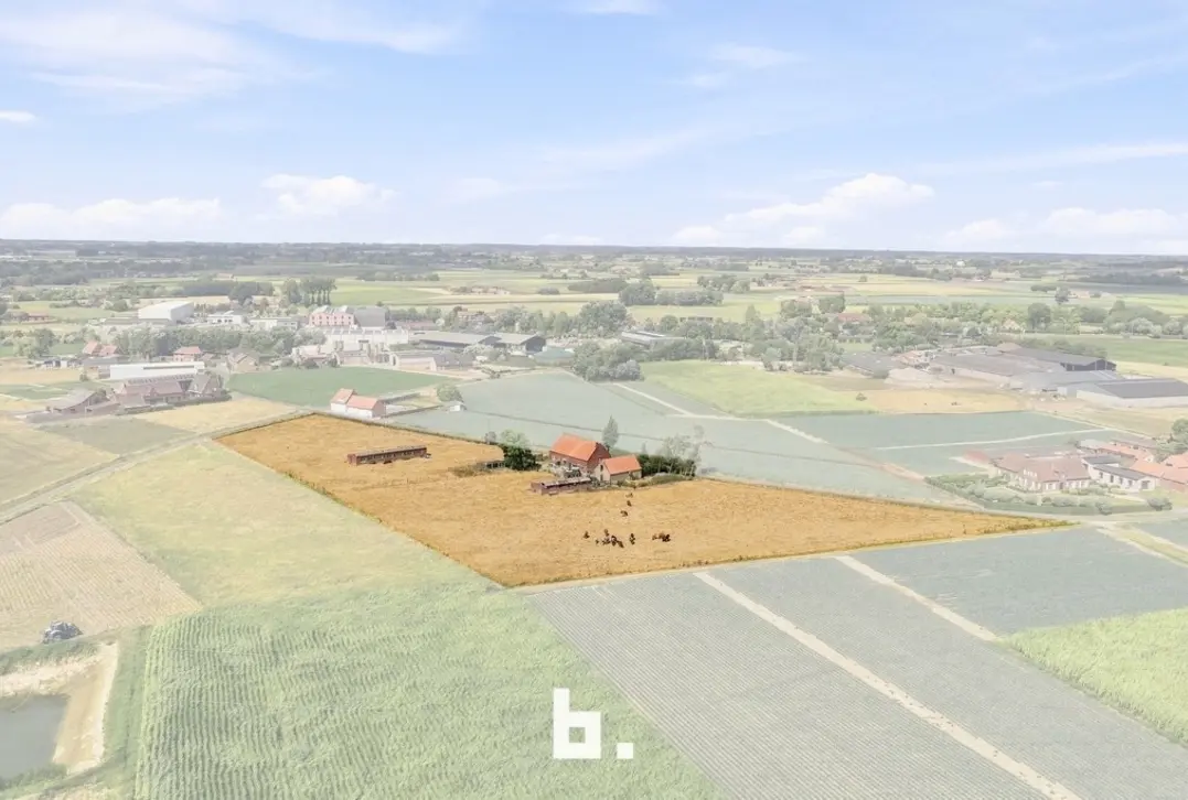 Prachtig gelegen hoeve met bijgebouwen op circa 1,85 hectare - Staden