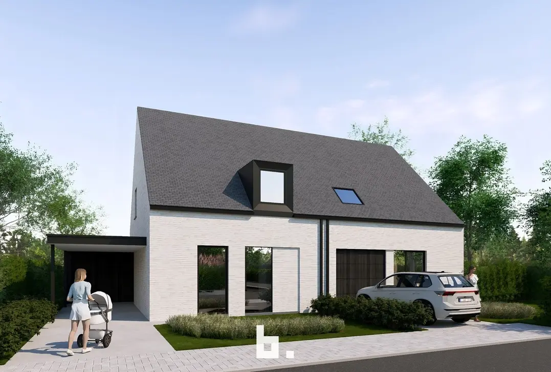 Nieuwbouw villa op zuid-west georiënteerd perceel - Jabbeke