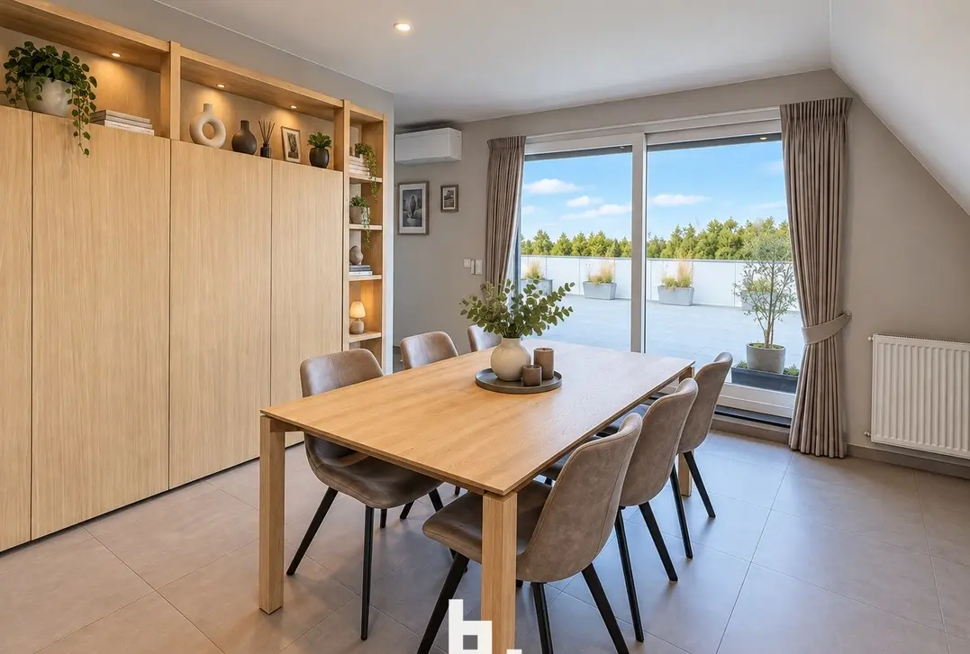 Schitterend gelegen stijlvol appartement met 2 unieke terrassen - Beernem