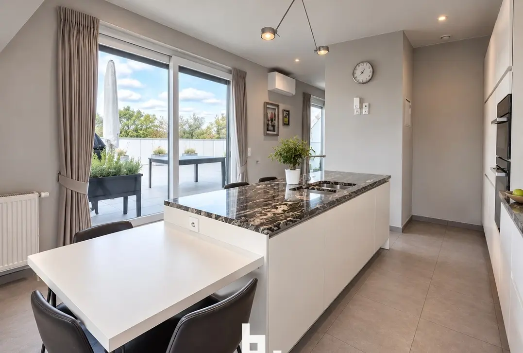 Schitterend gelegen stijlvol appartement met 2 unieke terrassen - Beernem