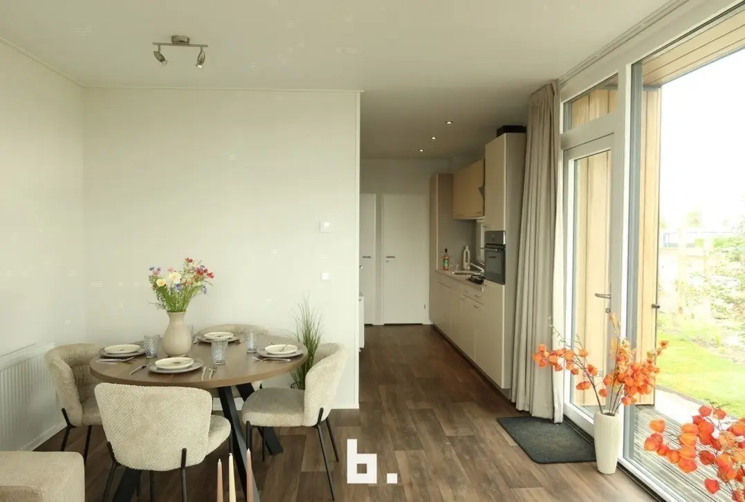 Nieuwe  chalets op topligging vlak tegen de zee te Wenduine  - De Haan
