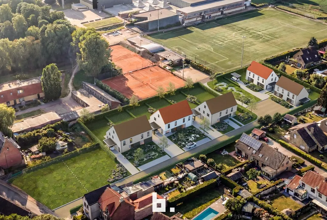 Halfopen nieuwbouwwoning in residentiële wijk - Jabbeke