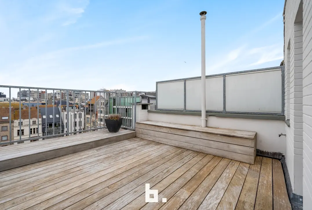 Lichtrijke Penthouse studio met slaaphoek en twee prachtige terrassen in hartje Oostende - Oostende