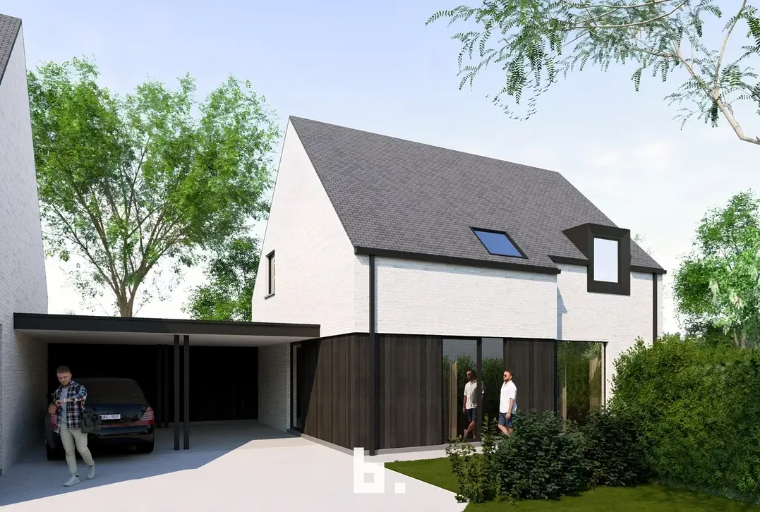 Nieuwbouw villa op zuid-west georiënteerd perceel - Jabbeke