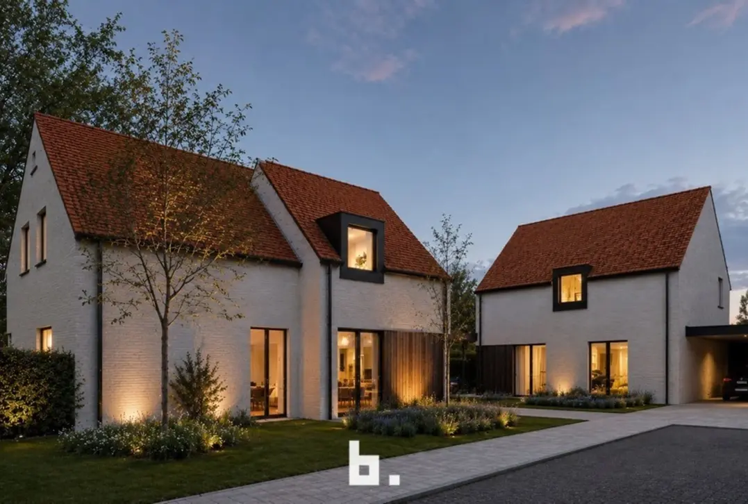 Nieuwbouw villa op zuid-west georiënteerd perceel - Jabbeke