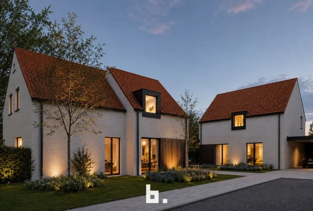 Nieuwbouw villa op zuid-west georiënteerd perceel - Jabbeke