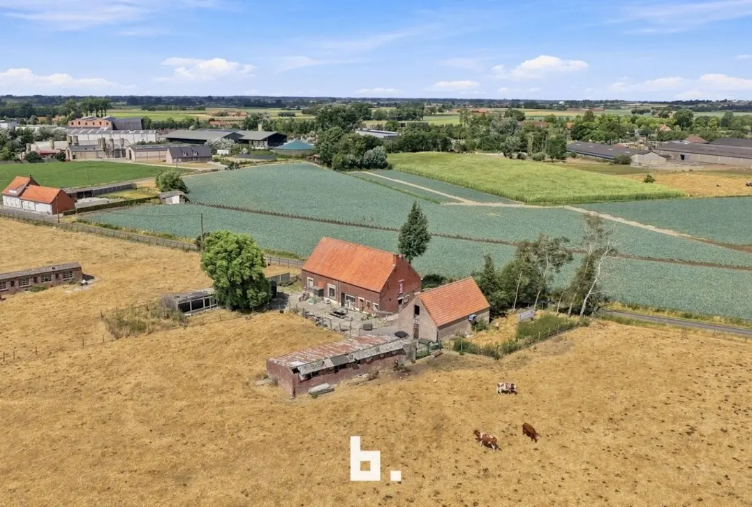 Prachtig gelegen hoeve met bijgebouwen op circa 1,85 hectare - Staden