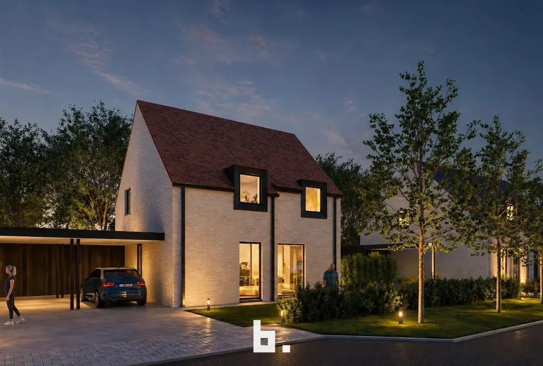 Nieuwbouw villa op zuid-west georiënteerd perceel - Jabbeke