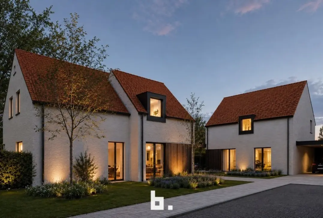 Nieuwbouw villa op zuid-west georiënteerd perceel - Jabbeke