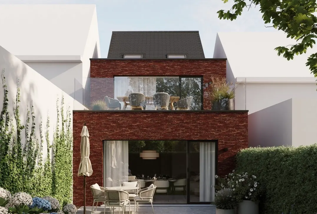 Moderne meergezinswoning met zeer ruime tuin in Oostende - Oostende