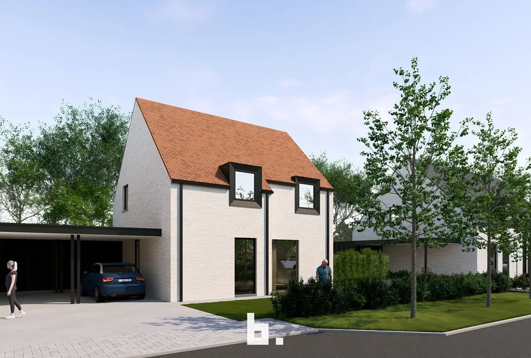 Nieuwbouw villa op zuid-west georiënteerd perceel - Jabbeke