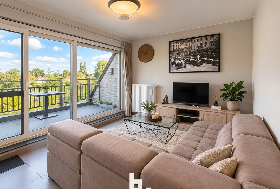 Schitterend gelegen stijlvol appartement met 2 unieke terrassen - Beernem