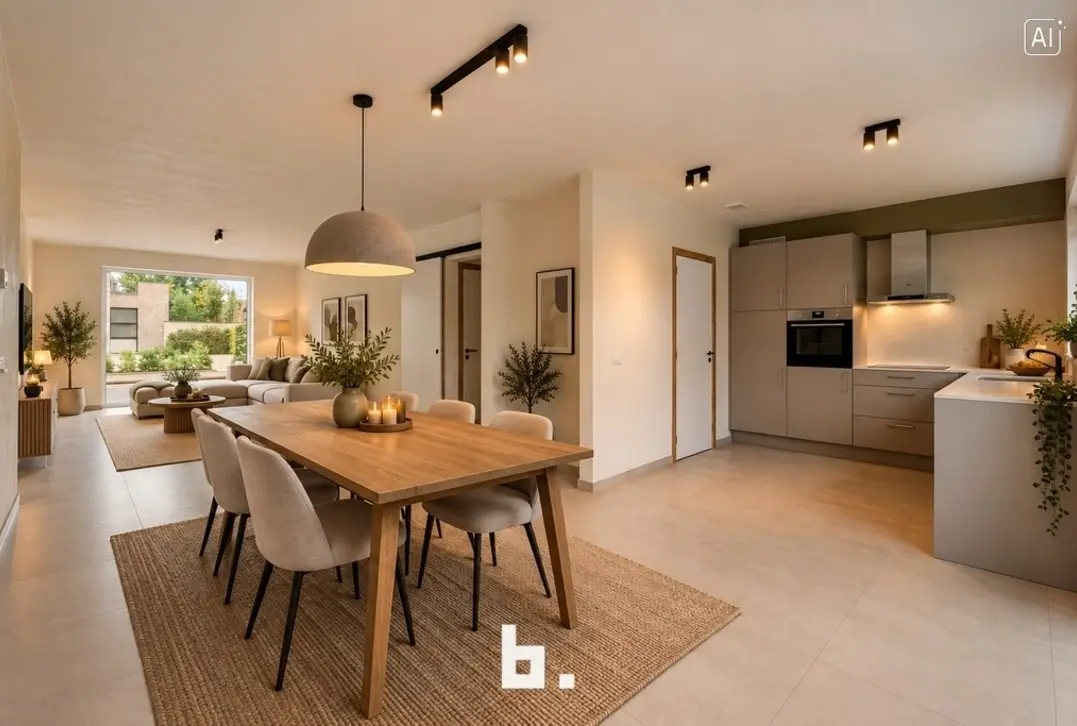 Ruime nieuwbouwwoning met 4 slaapkamers, garage en mooi afgewerkte tuin - Roeselare