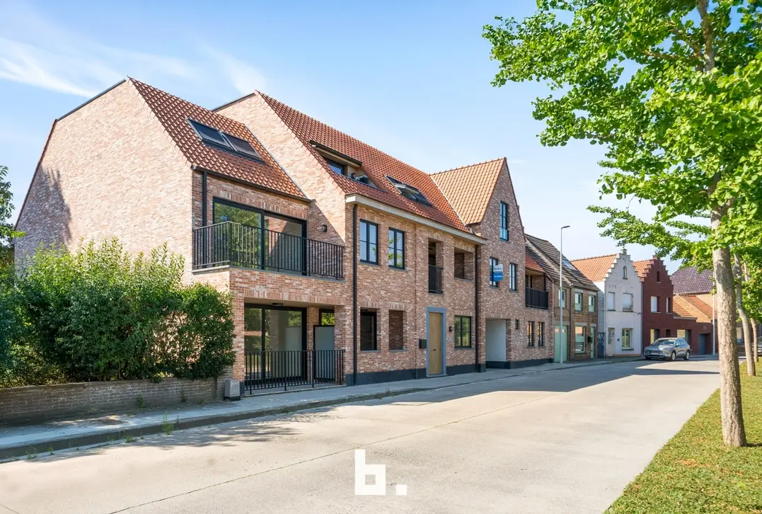 Gelijkvloers appartement met 2 slaapkamers en tuintje - Zedelgem