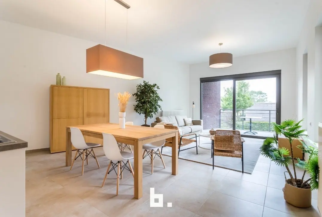 Ruim en energiezuinig nieuwbouwappartement met terras en dubbele autostaanplaats! - Moorslede