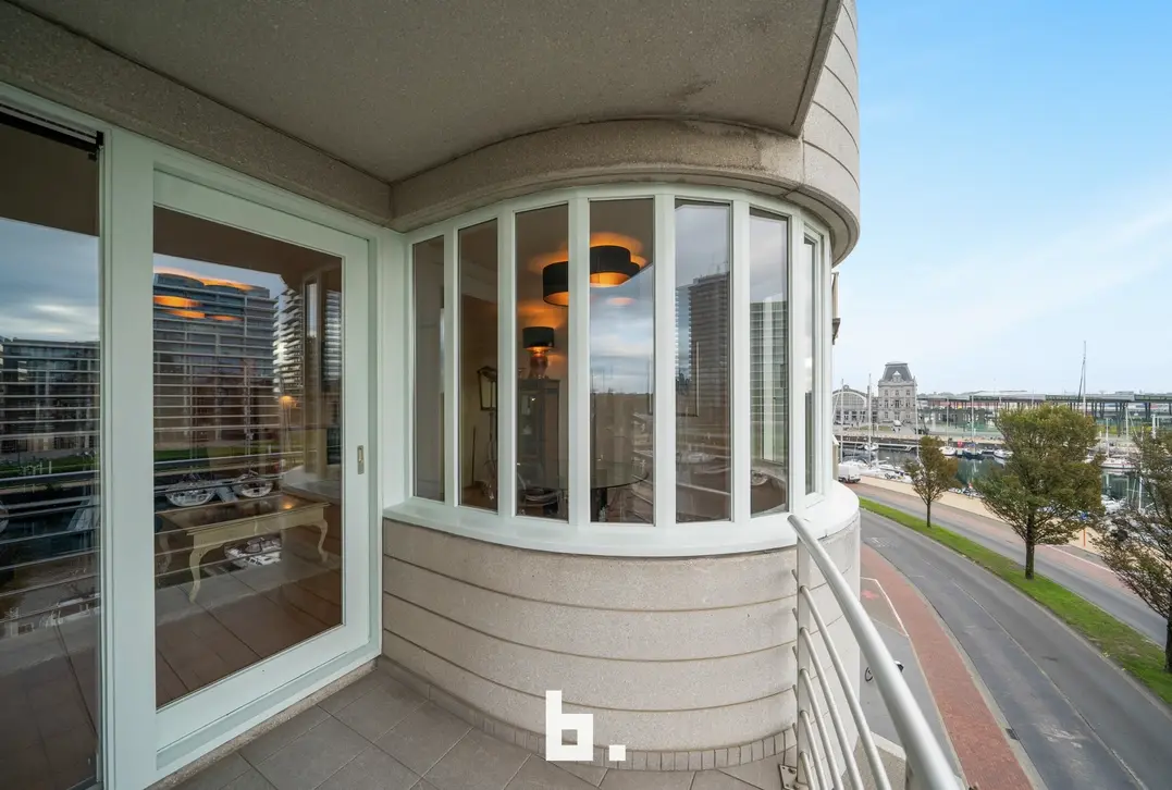 Prachtig gelegen appartement met frontaal zicht op de jachthaven - Oostende