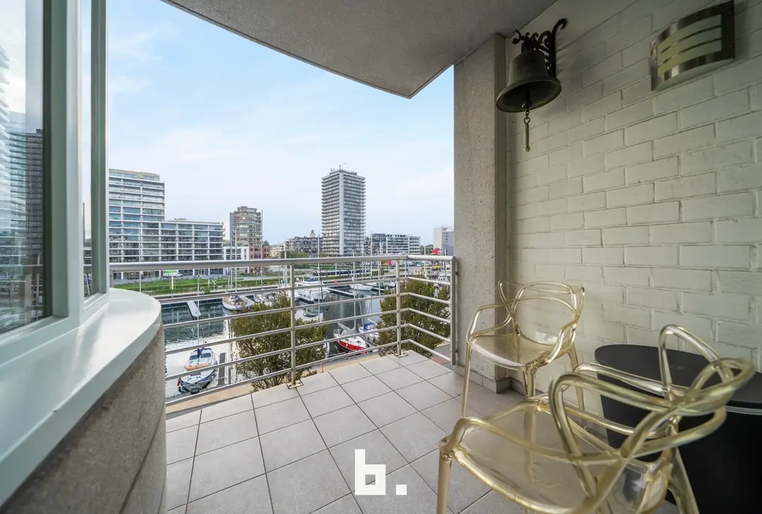 Prachtig gelegen appartement met frontaal zicht op de jachthaven - Oostende