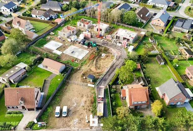 Nieuwbouw villa op zuid-west georiënteerd perceel - Jabbeke