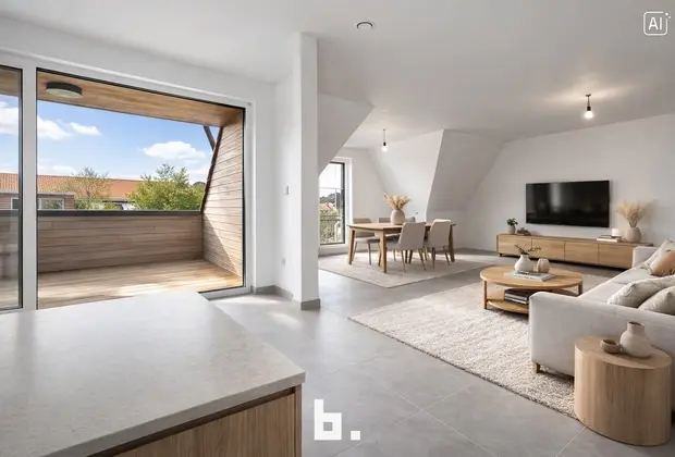 Modern dakappartement in hartje Zedelgem - Zedelgem