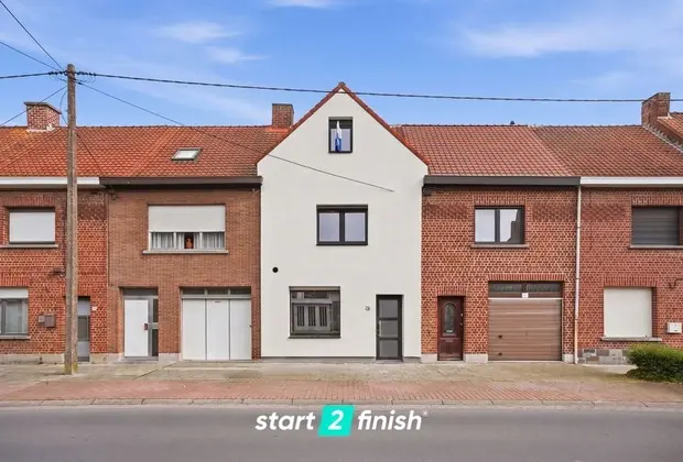 Energiezuinige, instapklare, gerenoveerde woning met zonnige tuin - Roeselare