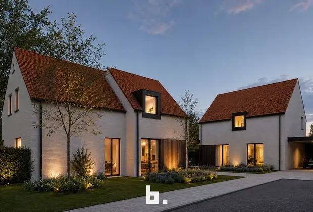 Nieuwbouw villa op zuid-west georiënteerd perceel - Jabbeke