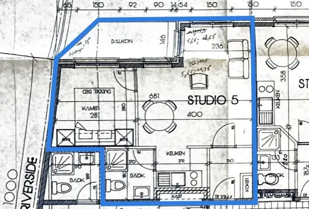 Handelskaai 1 - F  / 25, 8500 Kortrijk appartement te koop, investering, appartement te koop kortrijk, Bricx Vastgoed Kortrijk